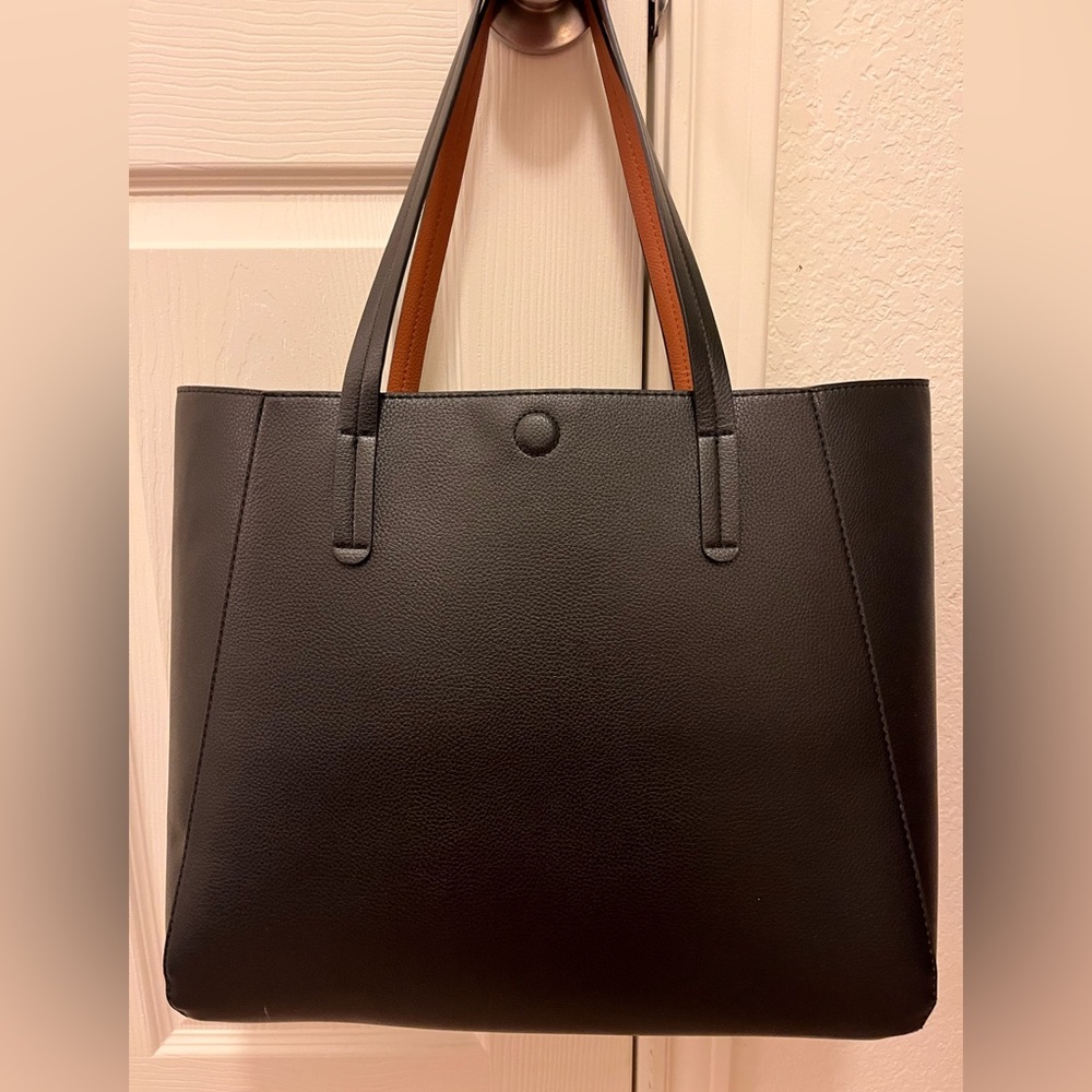 Large Black Work Tote
